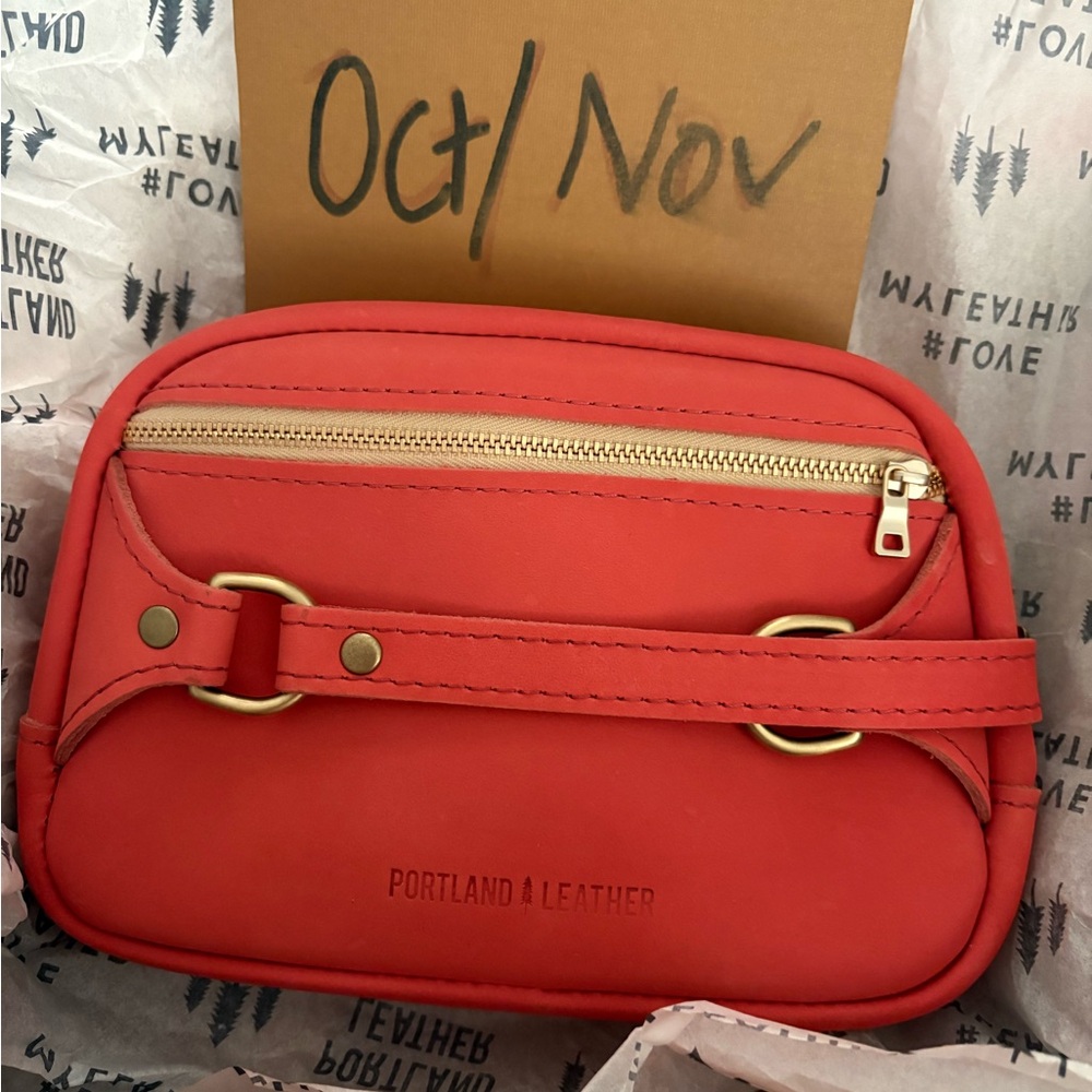 Portland leather Scarlett in sherbet